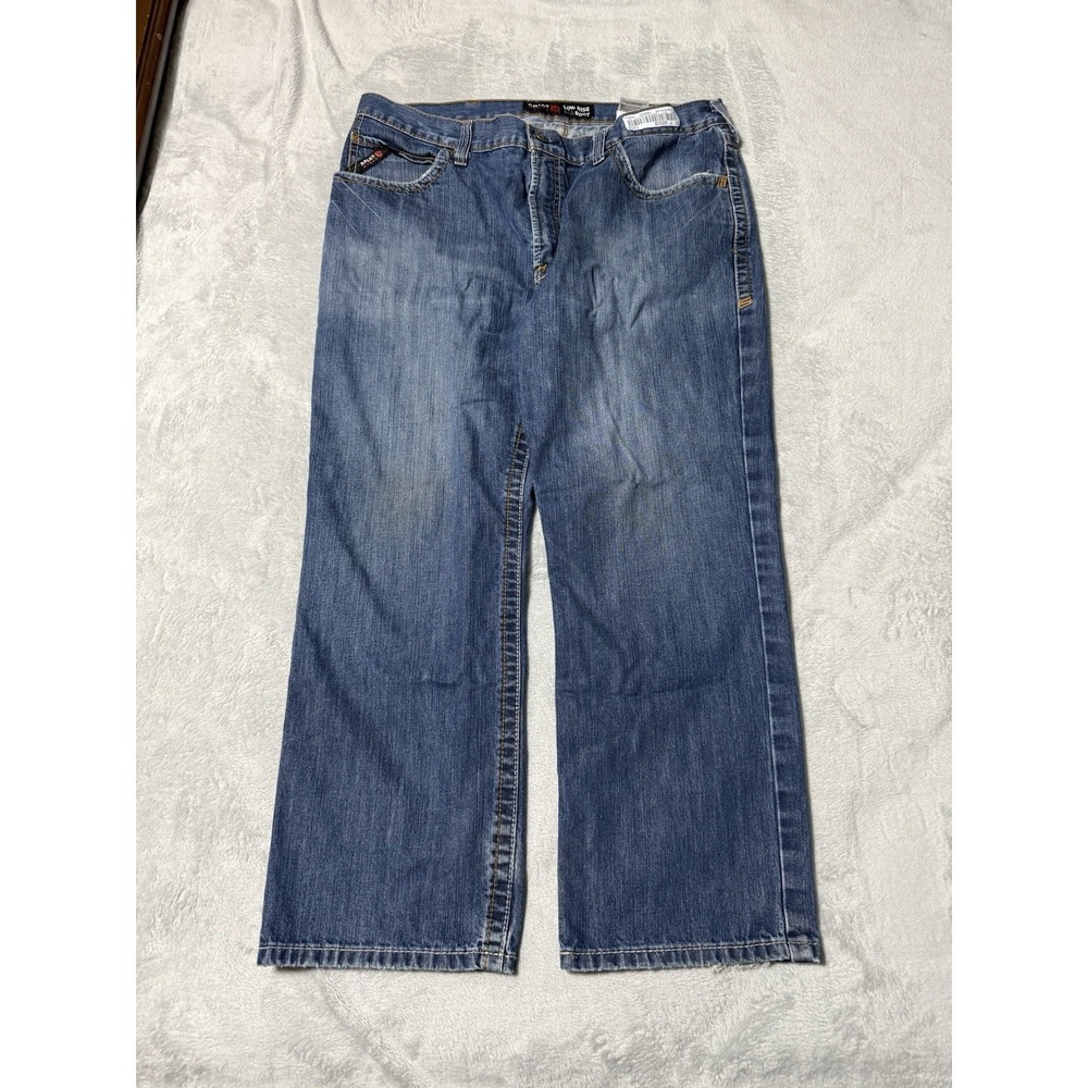 Ariat FR Jeans Mens 39x28 M4 Low Rise‎ Boot Cut Western Outdoor Work Ranch